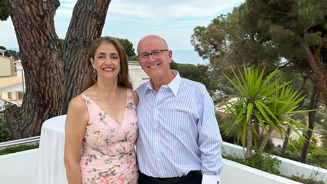 Marginal zone lymphoma survivor Alexandra Mastrogiuseppe-Cribbin and her husband, James Cribbin