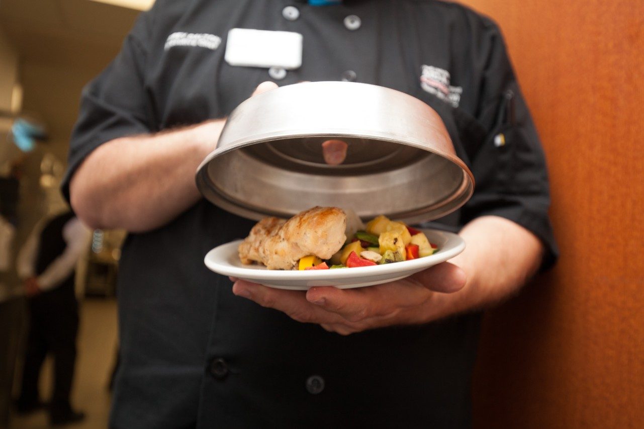 At MD Anderson, patients enjoy room service that brings delicious food that's made to order.