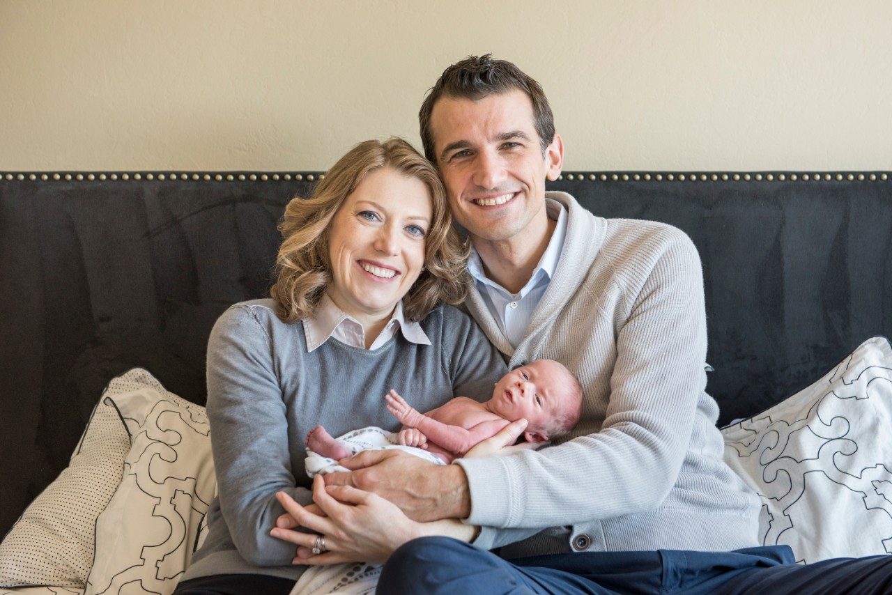 Cancerwise blog post: Allison Pozzi with her husband Tomaso and their son, Carlo