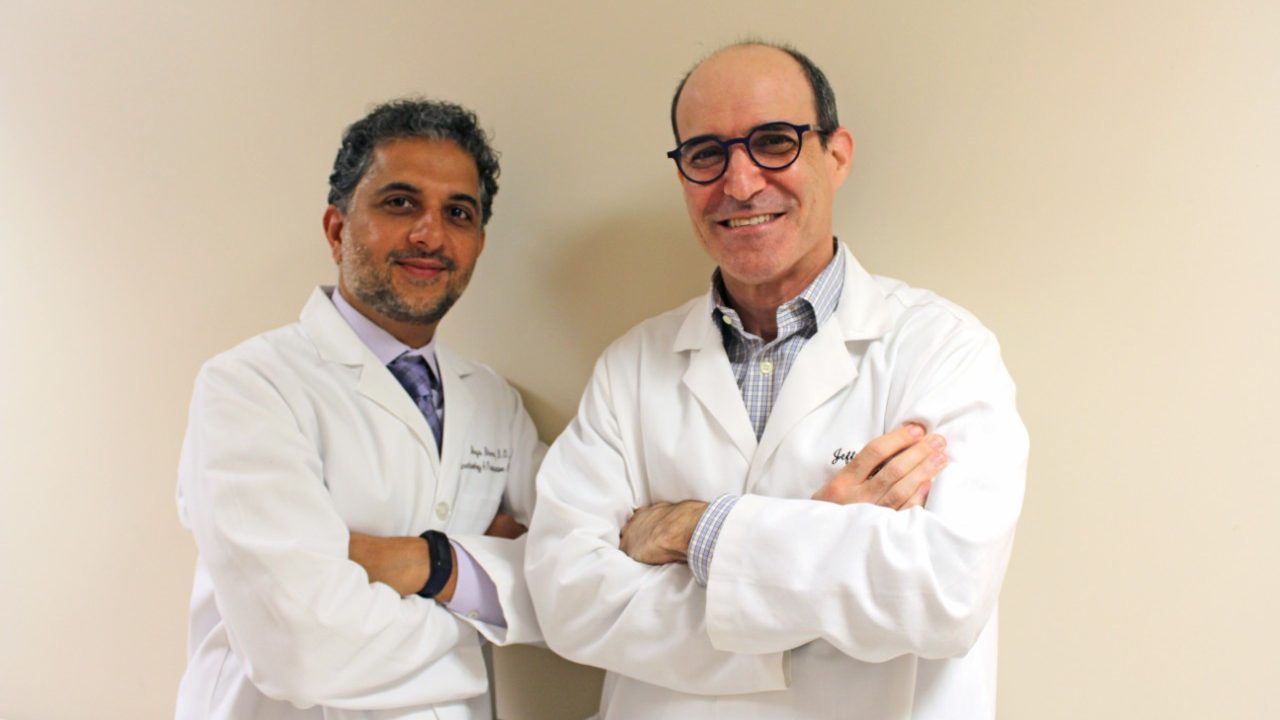 Awake craniotomy specialists neuroanesthesiologist Shreyas Bhavsar, D.O., and neurosurgeon Jeffrey Weinberg