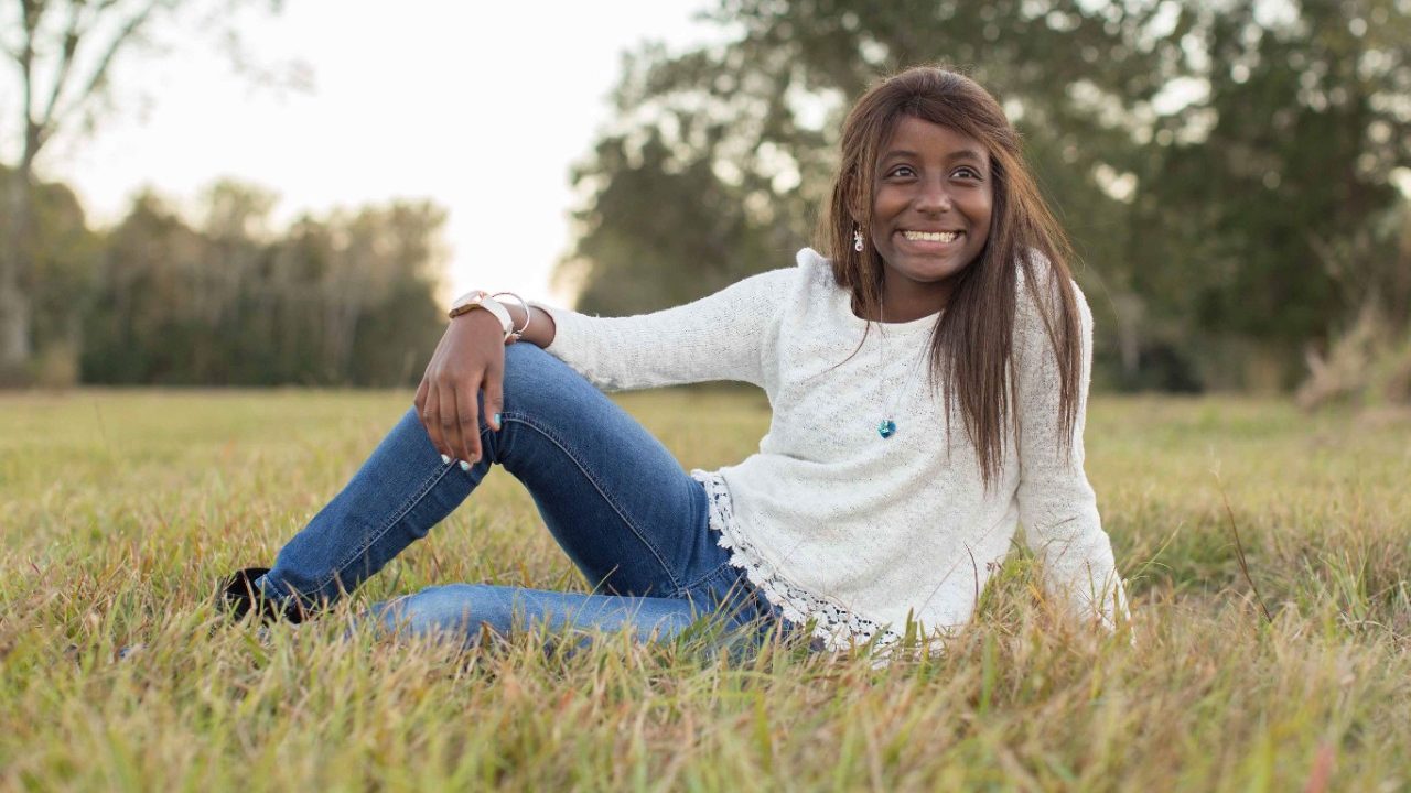 Ewing's sarcoma survivor Aaliyah Parker