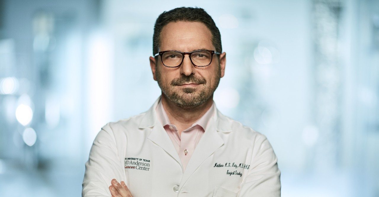 Pancreatic cancer specialist Matthew H.G. Katz, M.D.