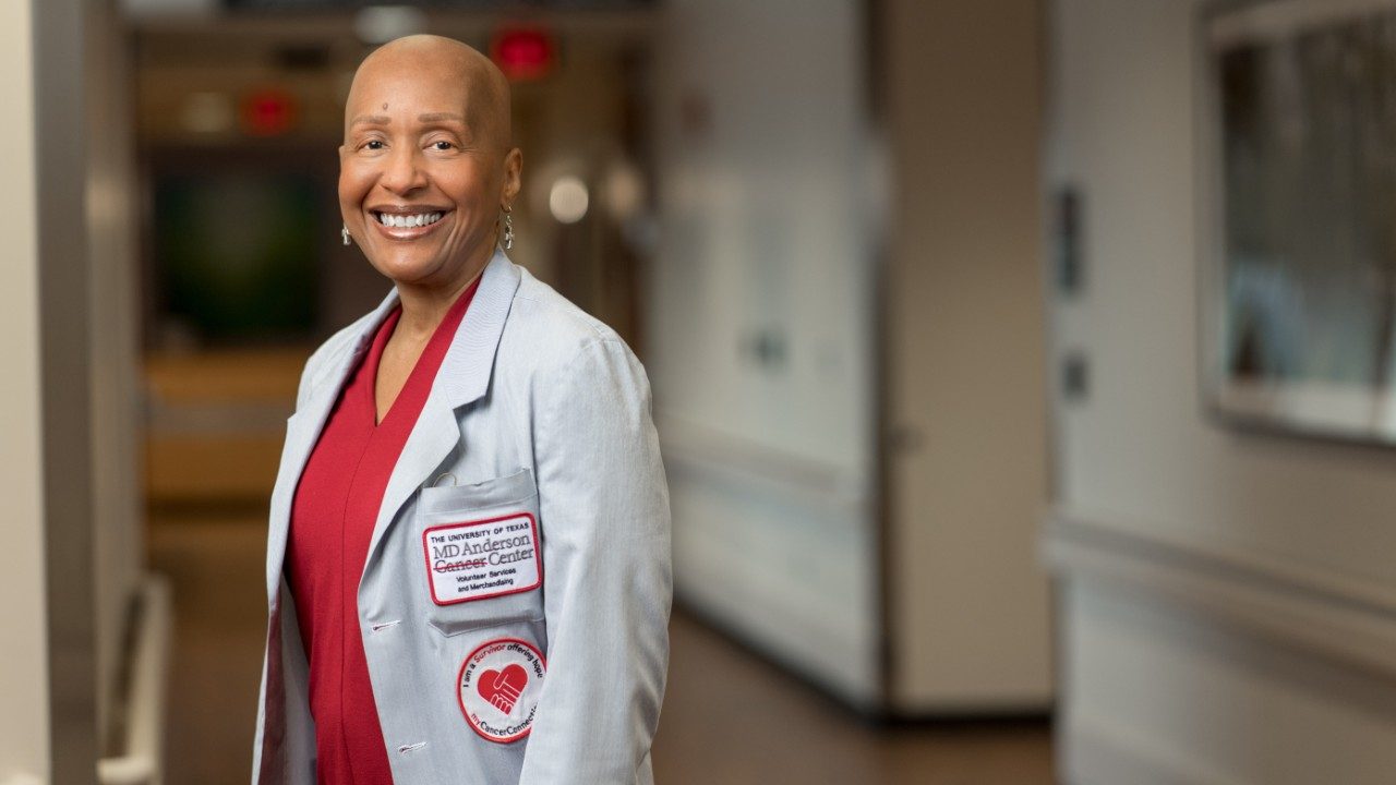 Breast cancer survivor and MD Anderson volunteer Constance Porter, Ph.D.