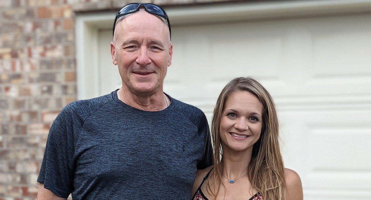 Kristi Nelson and her father-in-law, John, a leukemia survivor