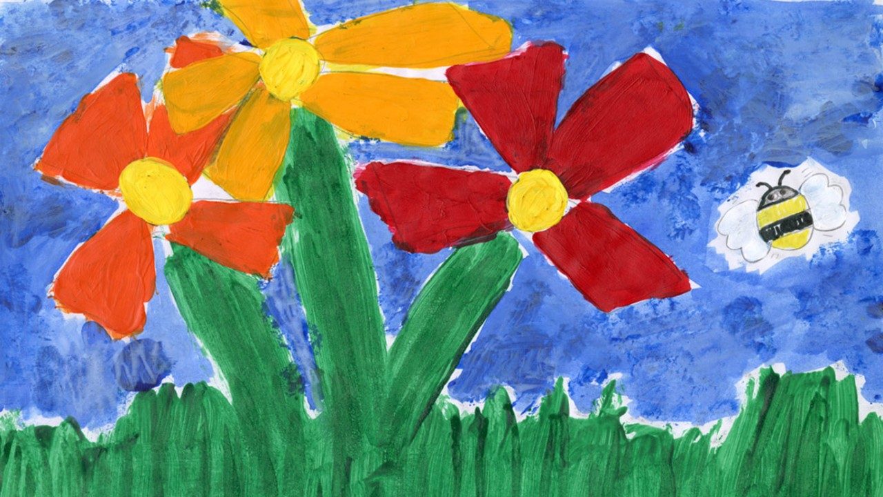 "Pinwheel Posies," which osteosarcoma survivor Jordan Rance created when she was 12, is currently available for purchase on greeting cards through the Children's Art Project.