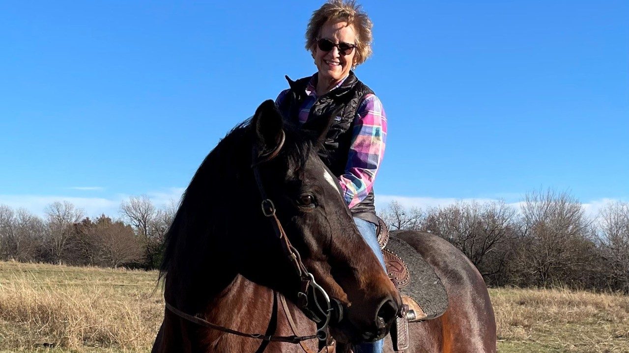 Jana Selman riding a horse