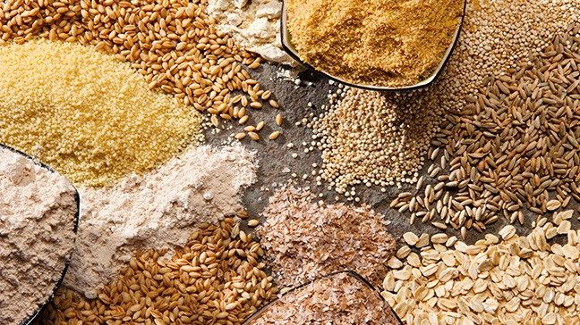 Different types of grain