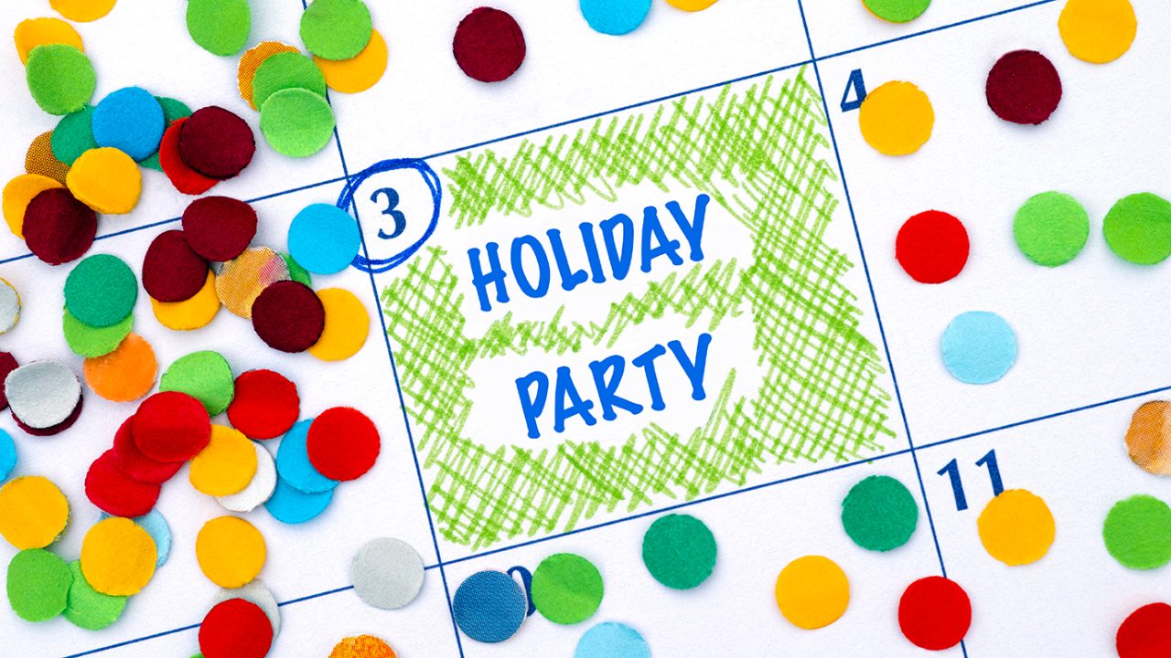 Calendar highlights day of holiday party