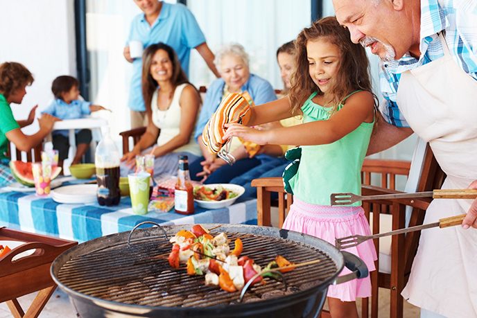 Updating your barbecue techniques with four simple grilling tips can go a long way in preventing cancer, says Sally Scroggs, health education manager at MD&nbsp;Anderson's Cancer Prevention Center.