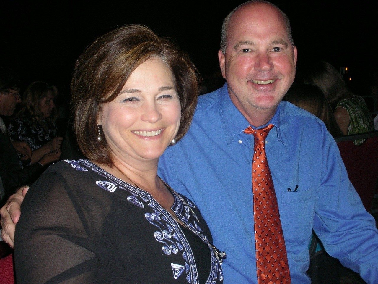 Breast cancer patient Kathy Harkey and husband Don.