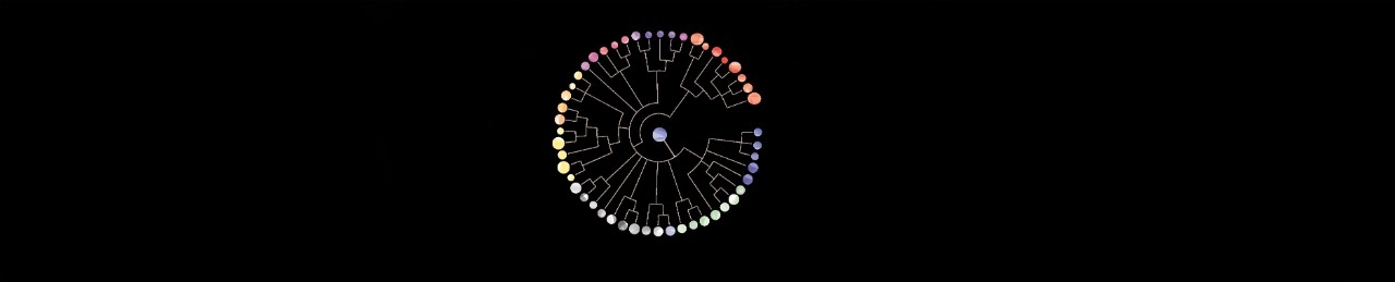 systems biology graphic with lines and dots