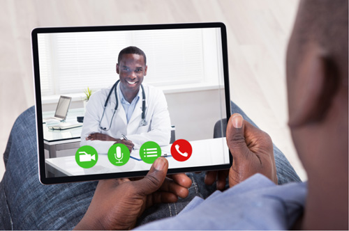 How does a doctor and patient video consultation app work?